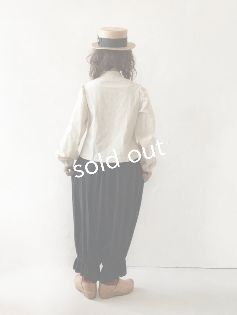 画像13: MARCHE' DE SOEUR／ミュゲットパンツ・黒 (13)