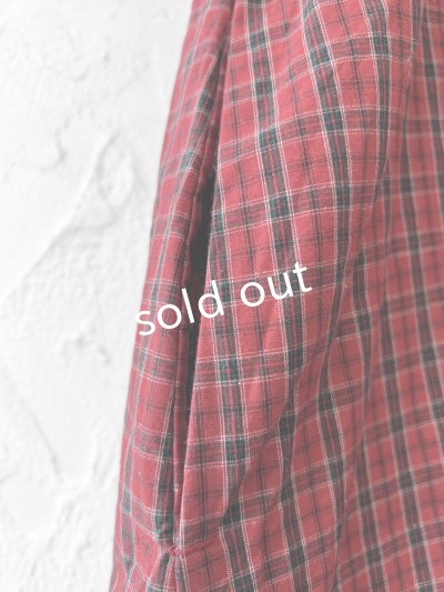 画像5: Reliure／ワンピース・red check