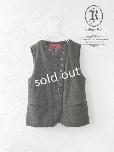 画像1: Reliure／VEST・moss tweed