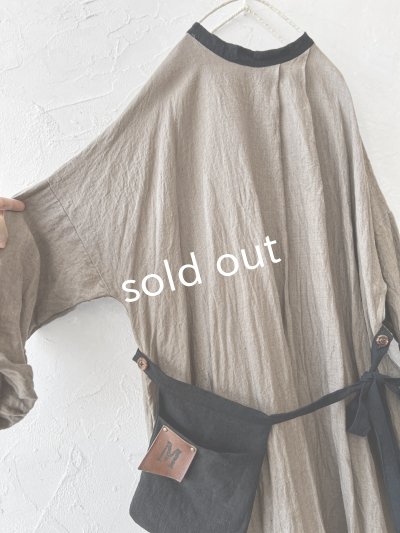 画像8: MARCHE' DE SOEUR/種蒔のワンピース・セピア