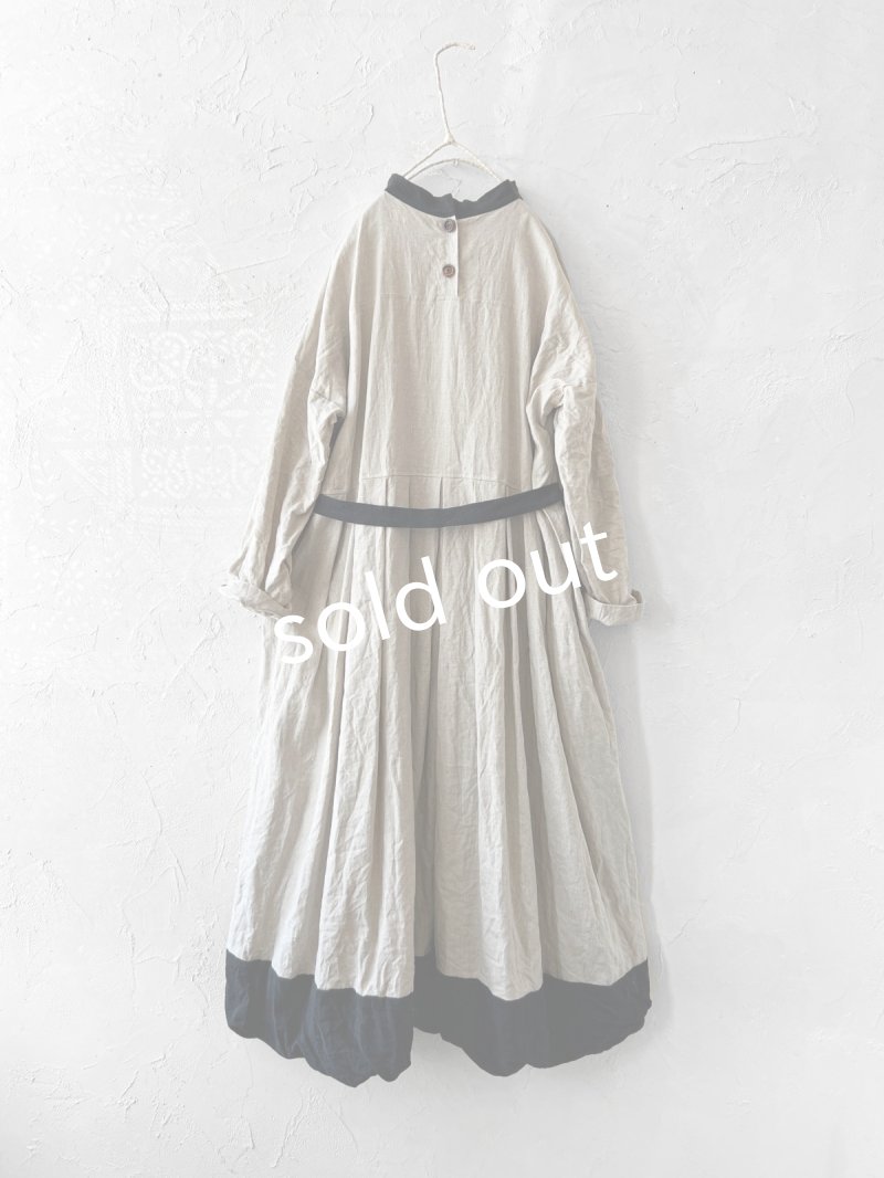 画像7: MARCHE' DE SOEUR／種蒔のワンピース・生成り (7)