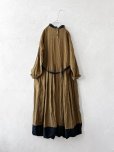 画像9: MARCHE' DE SOEUR/種蒔のワンピース・マスタードブラウン (9)