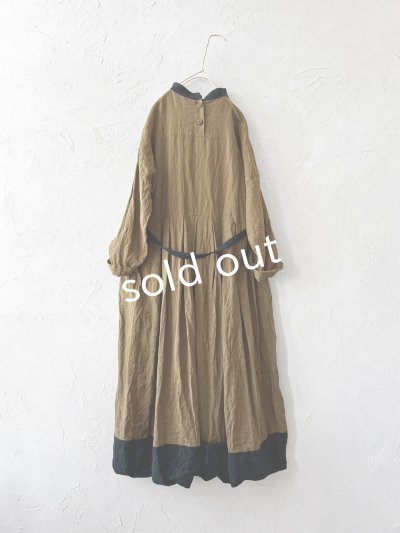 画像9: MARCHE' DE SOEUR/種蒔のワンピース・マスタードブラウン