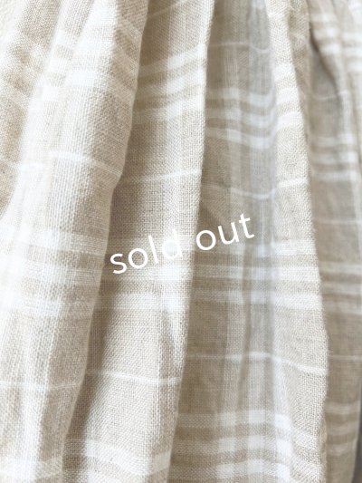 画像6: 【再入荷】MARCHE' DE SOEUR／ギャザースカート・赤耳チェック