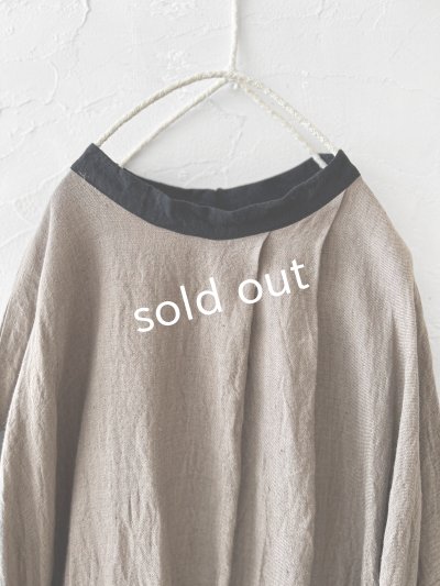 画像2: MARCHE' DE SOEUR/種蒔のワンピース・セピア