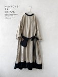 画像1: MARCHE' DE SOEUR/種蒔のワンピース・生成り (1)