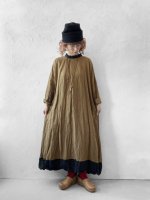 画像15: MARCHE' DE SOEUR／種蒔のワンピース・マスタードブラウン (15)