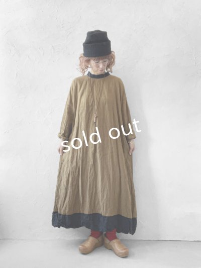 画像15: MARCHE' DE SOEUR/種蒔のワンピース・マスタードブラウン