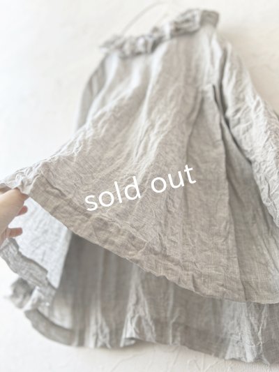 画像4: MARCHE' DE SOEUR/ラッフル襟のプルオーバー・ホワイトグレー