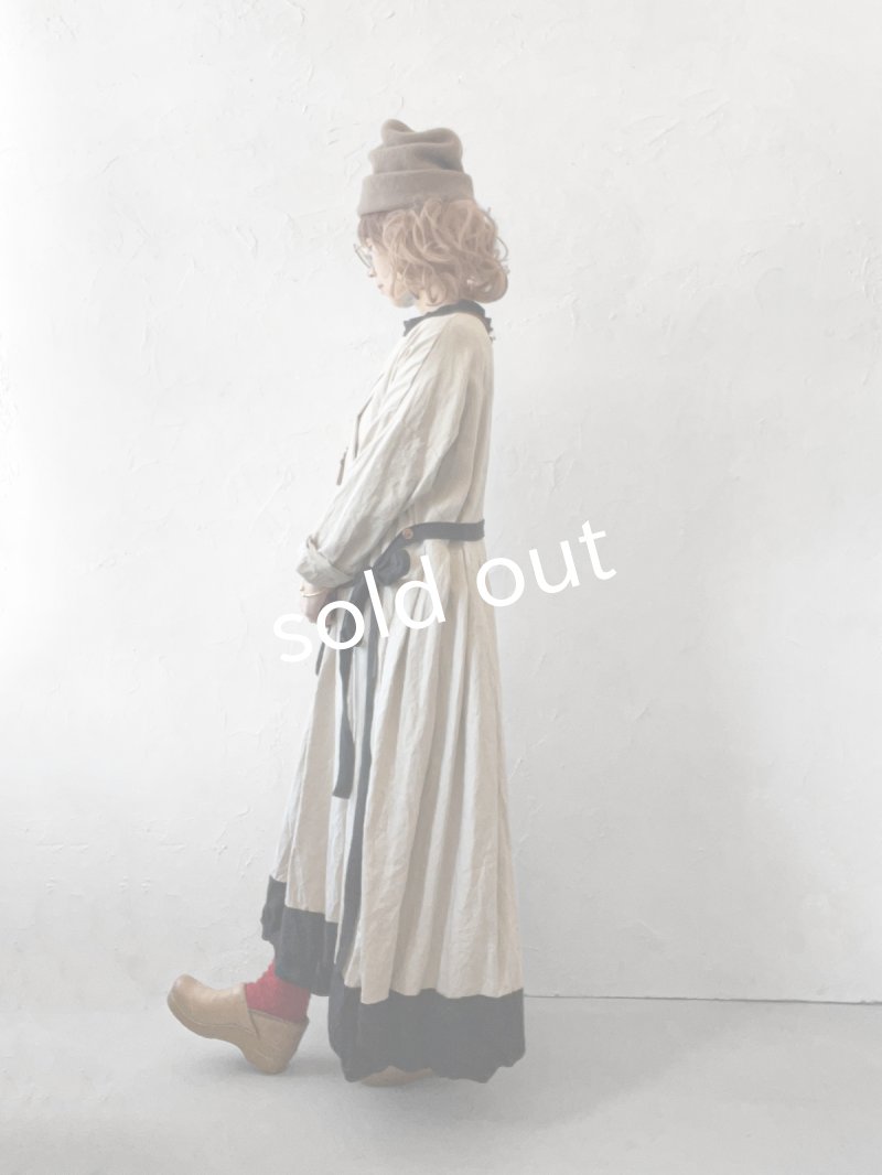 画像13: MARCHE' DE SOEUR／種蒔のワンピース・生成り (13)