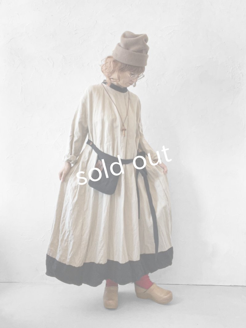 画像12: MARCHE' DE SOEUR／種蒔のワンピース・生成り (12)