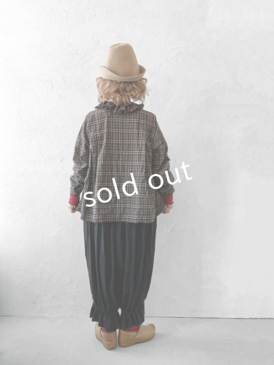 画像17: MARCHE' DE SOEUR/フローフリルブラウス・レッドブラウンチェック