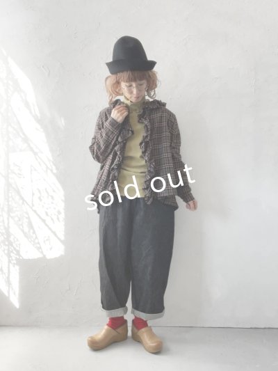 画像18: MARCHE' DE SOEUR/フローフリルブラウス・レッドブラウンチェック