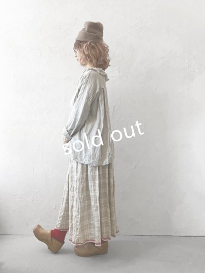 画像11: MARCHE' DE SOEUR/ラッフル襟のプルオーバー・ホワイトグレー