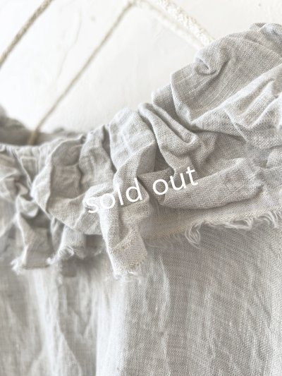 画像3: MARCHE' DE SOEUR/ラッフル襟のプルオーバー・ホワイトグレー