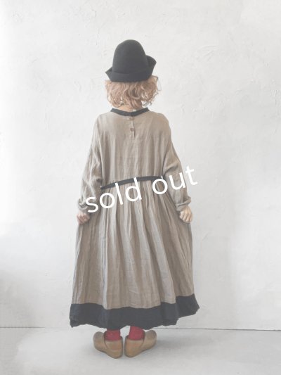 画像16: MARCHE' DE SOEUR/種蒔のワンピース・セピア