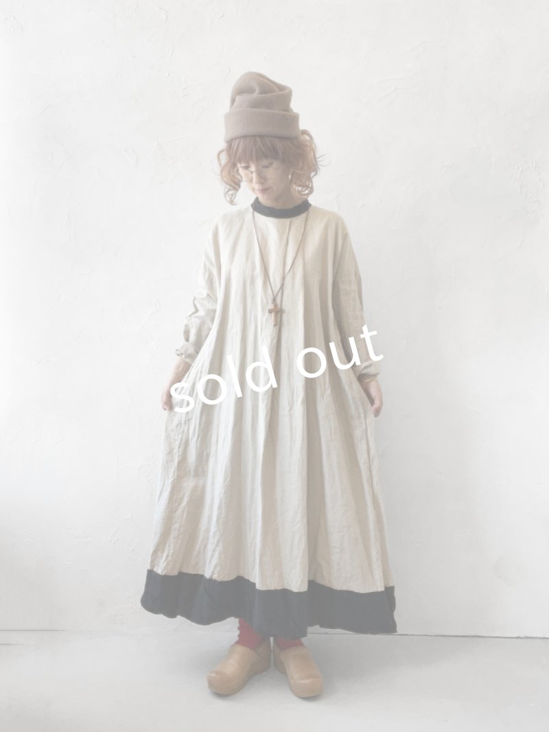 画像15: MARCHE' DE SOEUR／種蒔のワンピース・生成り (15)