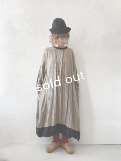 画像17: MARCHE' DE SOEUR/種蒔のワンピース・セピア