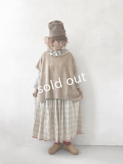 画像14: MARCHE' DE SOEUR/ラッフル襟のプルオーバー・ホワイトグレー