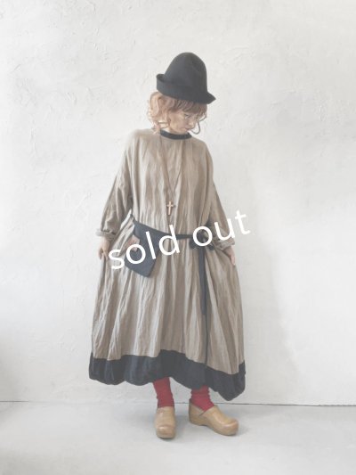 画像14: MARCHE' DE SOEUR/種蒔のワンピース・セピア