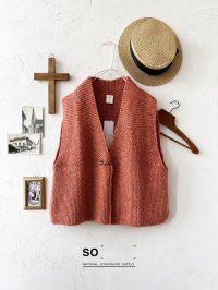 SO／シェットリノピン付きベスト・オレンジ