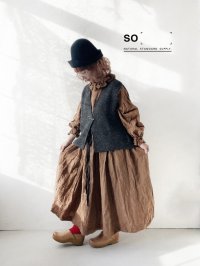 SO／シェットリノピン付きベスト・チャコール