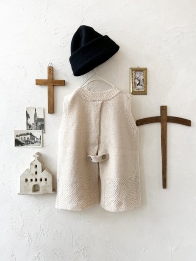 画像7: SO／後ろボタンニットベスト・オートミール