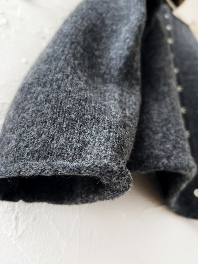 画像2: SO／2wayニットカーディガン・チャコール