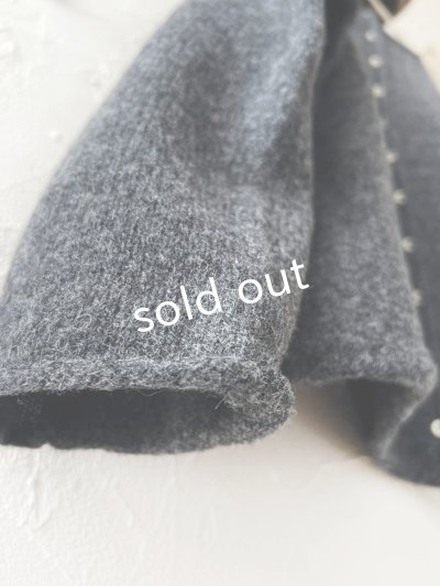 画像2: SO／2wayニットカーディガン・チャコール