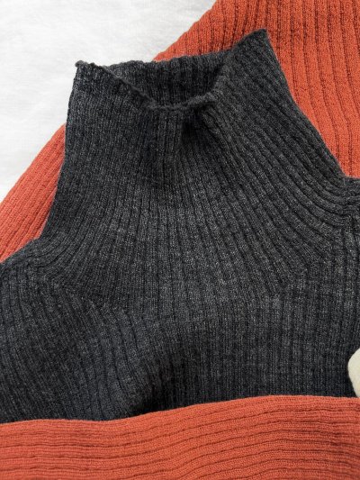 画像4: SO／ウールタートルテレコカットソー