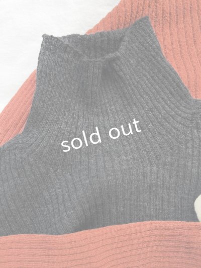 画像4: 【SALE】SO／ウールタートルテレコカットソー