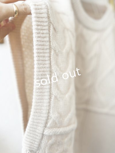 画像8: SO／アラン柄ワイドベスト・ブラウン