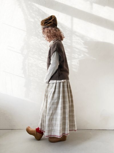 画像11: SO／アラン柄ワイドベスト・ブラッドレッド