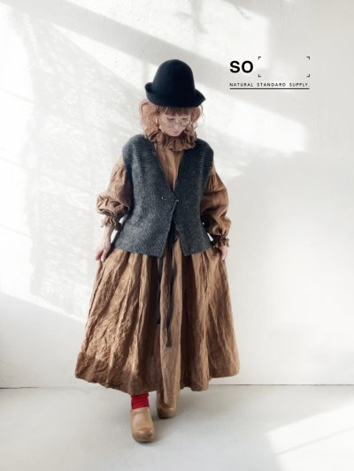 画像9: SO／シェットリノピン付きベスト・ナチュラル