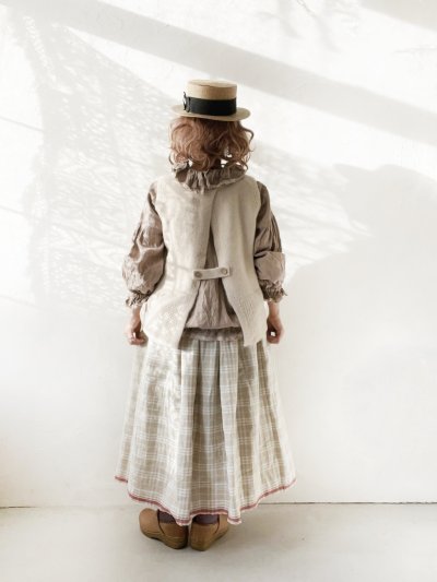 画像12: SO／後ろボタンニットベスト・チャコール