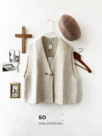 SO／シェットリノピン付きベスト・ナチュラル