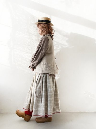 画像11: SO／後ろボタンニットベスト・チャコール