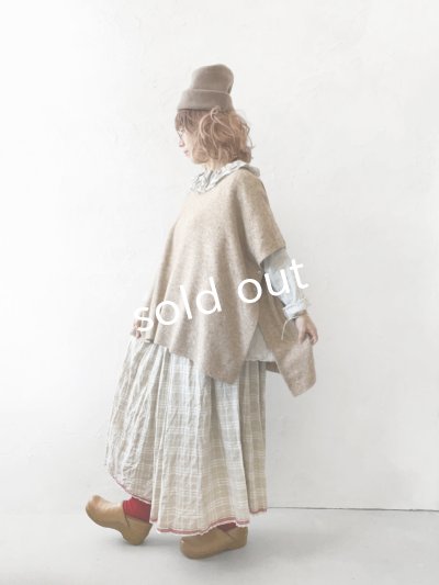 画像10: 08mab/もちもち脇ボタンニットベスト・モカ