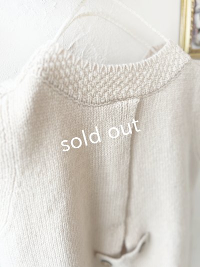 画像7: SO／後ろボタンニットベスト・ブラウン