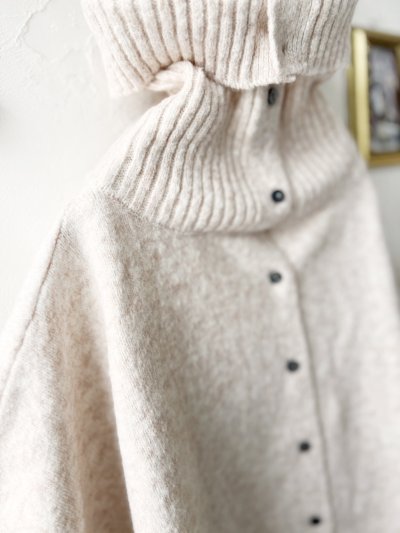 画像7: 08mab/もちもちニットポンチョ・モカ