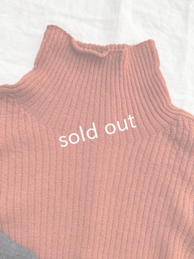 画像5: 【SALE】SO／ウールタートルテレコカットソー