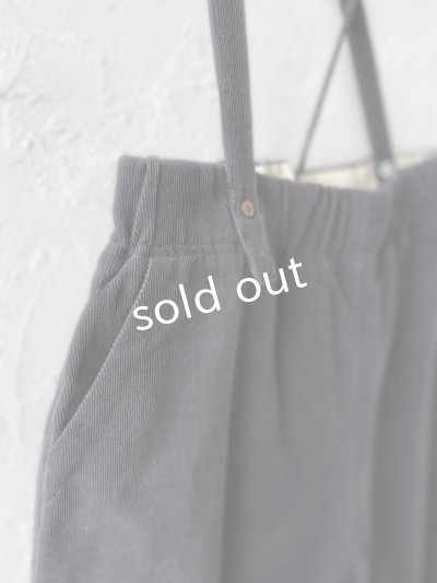 画像3: 【SALE】MAGALI /コーデュロイバルーンパンツ・チャコール