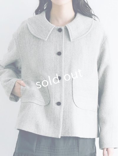 画像16: MAGALI /シェットランドウールリネンコート・ライトベージュ