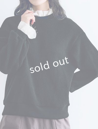 画像8: MAGALI /クォーターニットフリルプルオーバー・ブラック