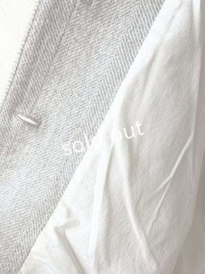 画像12: MAGALI /シェットランドウールリネンコート・ライトベージュ