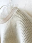 画像4: MAGALI /クォーターニットフリルプルオーバー・アイボリー (4)