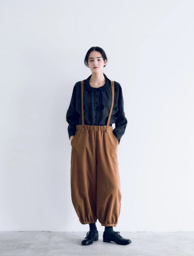 画像15: MAGALI /コーデュロイバルーンパンツ・ブラウン