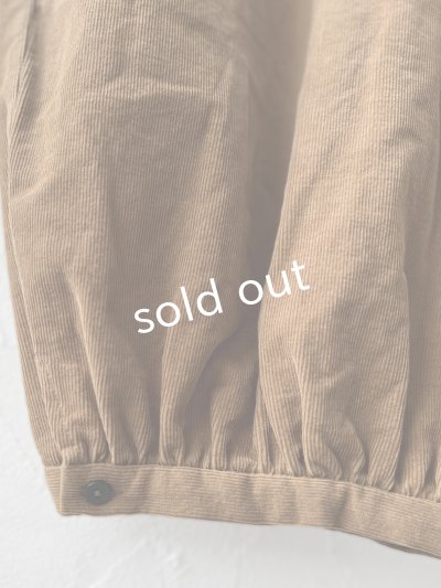 画像14: 【SALE】MAGALI /コーデュロイバルーンパンツ・チャコール