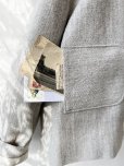 画像3: MAGALI /シェットランドウールリネンコート・ライトベージュ (3)