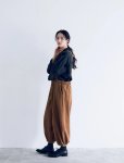 画像14: MAGALI /コーデュロイバルーンパンツ・ブラウン (14)